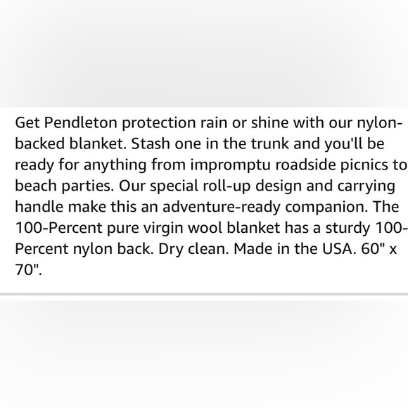 Pendleton Pure Wool Roll Up Blanket Checked Plaid Green - Picture 2 of 12